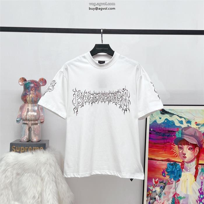 balenciaga最高級ランクスタイリッシュブランド コピー 安心半袖Tシャツ_0_0