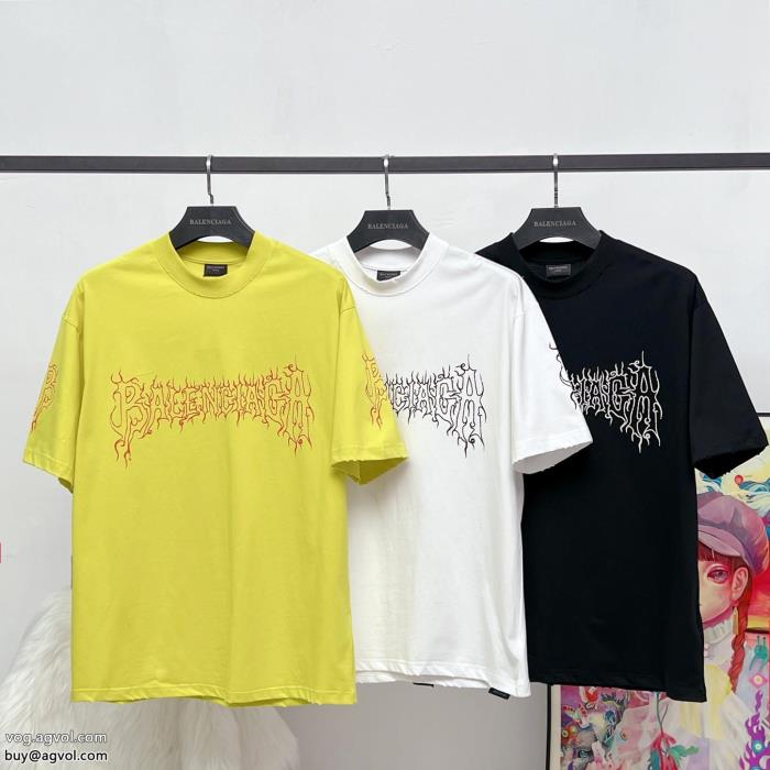 balenciaga最高級ランクスタイリッシュブランド コピー 安心半袖Tシャツ_0_2