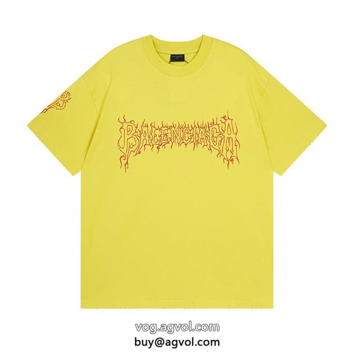 balenciaga最高級ランクスタイリッシュブランド コピー 安心半袖Tシャツ_0_3