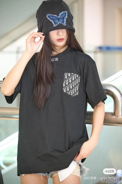 半袖Tシャツ2024限定新作クラシックな雰囲気のトップスディオールブランド コピー 販売 _0_1