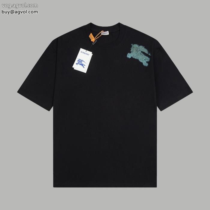 コピー 品 ブランド半袖TシャツBURBERRY通気性のいいリッチな印象に_0_1