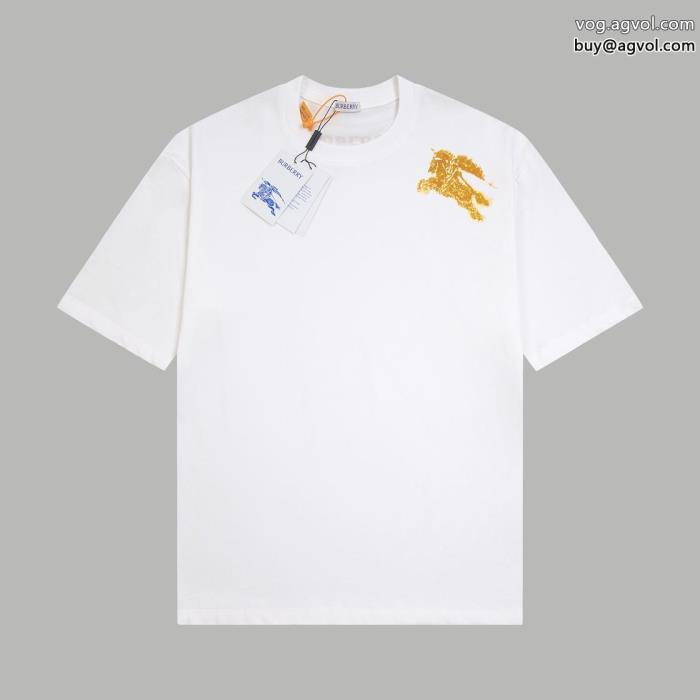コピー 品 ブランド半袖TシャツBURBERRY通気性のいいリッチな印象に_0_4