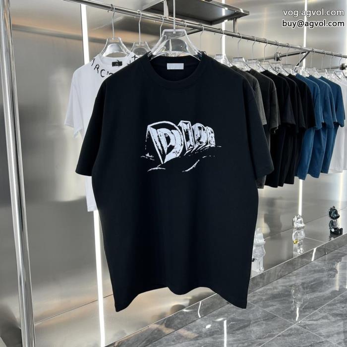 ブランド 激安23SS/大人気2024コレクション爽やかな色合い半袖TシャツDIOR_0_0