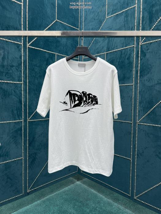 ブランド 激安23SS/大人気2024コレクション爽やかな色合い半袖TシャツDIOR_0_2