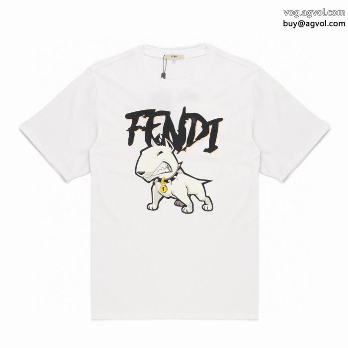 半袖Tシャツコピー ブランド 販売FENDI目を惹く洗練された印象_0_3