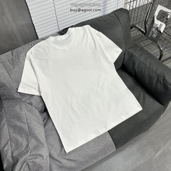 韓国ファッション夏らしい品格が漂う半袖Tシャツコピー 通販PRADA_0_2