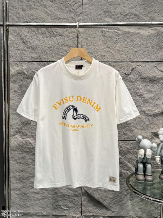 スーパー コピー 通販エヴィス半袖Tシャツ23SS新作 カジュアルコーデに上品さ漂う_0_2