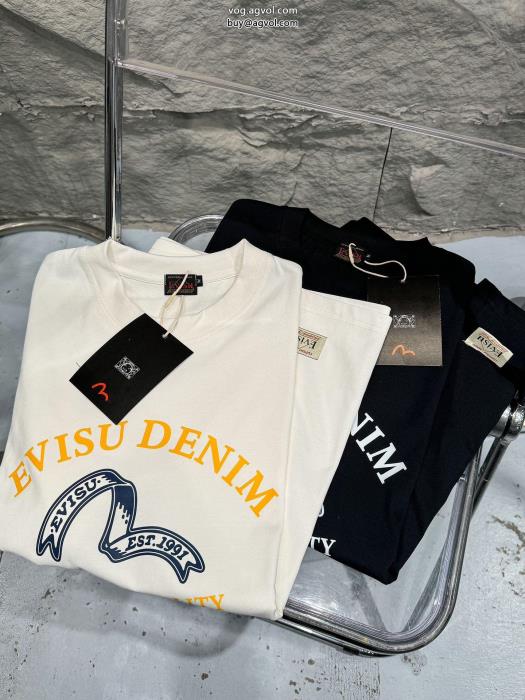 スーパー コピー 通販エヴィス半袖Tシャツ23SS新作 カジュアルコーデに上品さ漂う_0_4