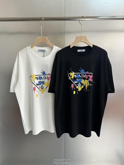 プラダスーパー コピー 品今シーズン新作きれいめな印象で着こなし半袖Tシャツ_0_0