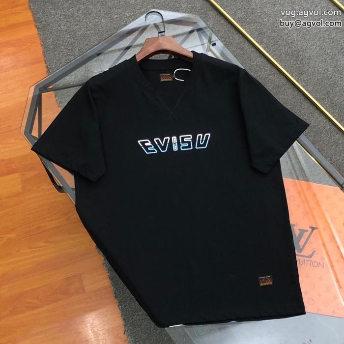 EVISU印象に残るデザインキュートな印象半袖Tシャツスーパー コピー 安心 _0_2