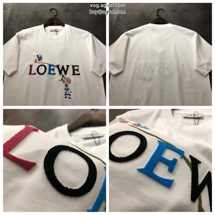 王道コンビ大幅に値下げ偽 ブランド 通販ロエベ半袖Tシャツ_0_3