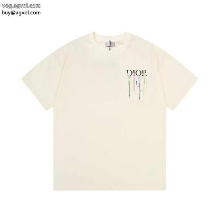 ブランド コピー超あたたかい高級感あるスタイルDIOR半袖Tシャツ_0_0