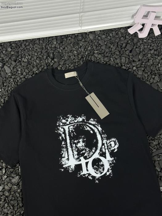 ディオールクール印象限定版プリント半袖Tシャツ偽物 通販 _0_1