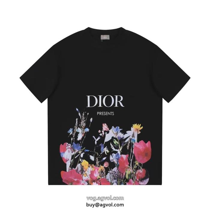 DIOR上品シックなお品激安大低価ブランド コピー半袖Tシャツ_0_4