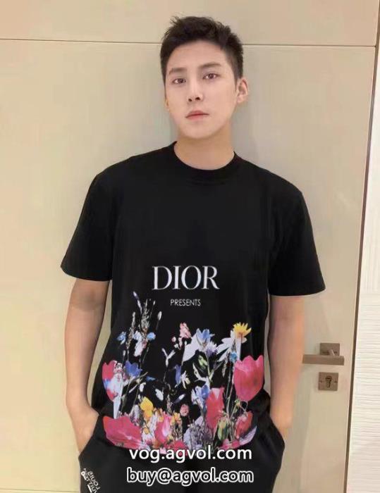 DIOR上品シックなお品激安大低価ブランド コピー半袖Tシャツ_0_3