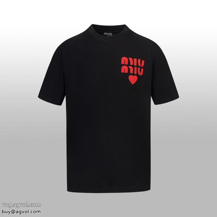 半袖Tシャツ華やかな印象夏らしい品格が漂うミュウミュウスーパー コピー  _0_0