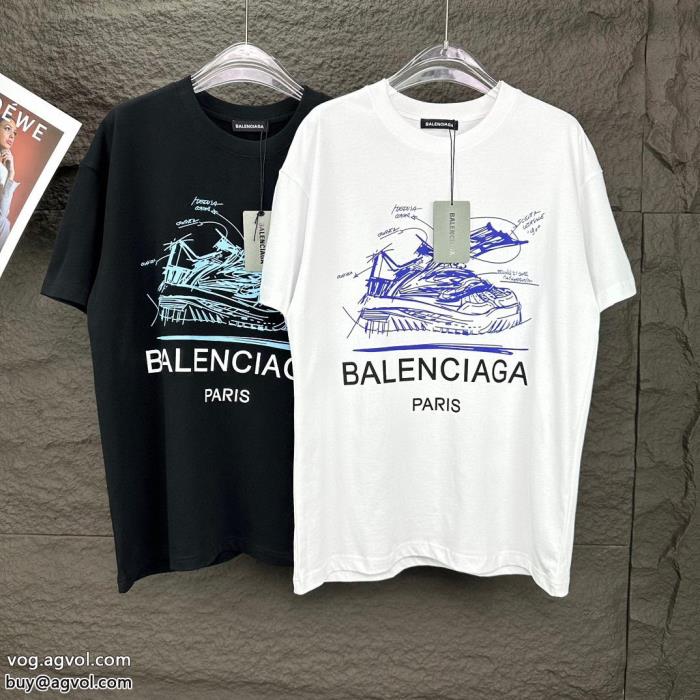 ブランド 通販balenciaga魅力的なポイント旬デザイン半袖Tシャツ_0_0