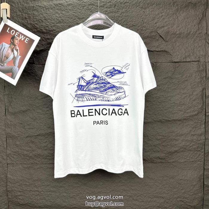 ブランド 通販balenciaga魅力的なポイント旬デザイン半袖Tシャツ_0_1