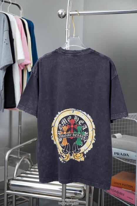 ブランド 偽物 通販CHROME HEARTS半袖Tシャツ大人OK2024SS着心地良く_0_1