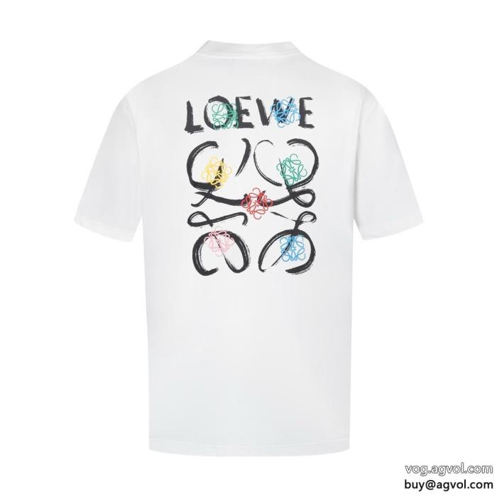 半袖TシャツLOEWEブランド 偽物リラックスした雰囲気に2024の爽やかなスタイル_0_3