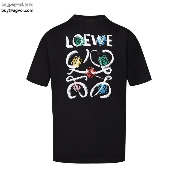 半袖TシャツLOEWEブランド 偽物リラックスした雰囲気に2024の爽やかなスタイル_0_4