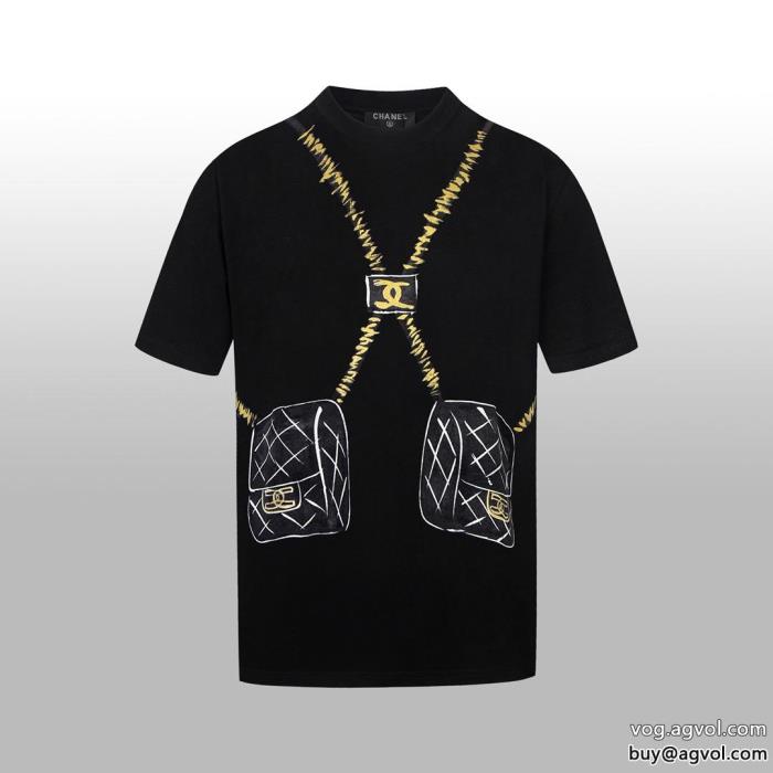 2024季節限定通気性と吸汗性に優れブランド レプリカCH半袖Tシャツ_0_1