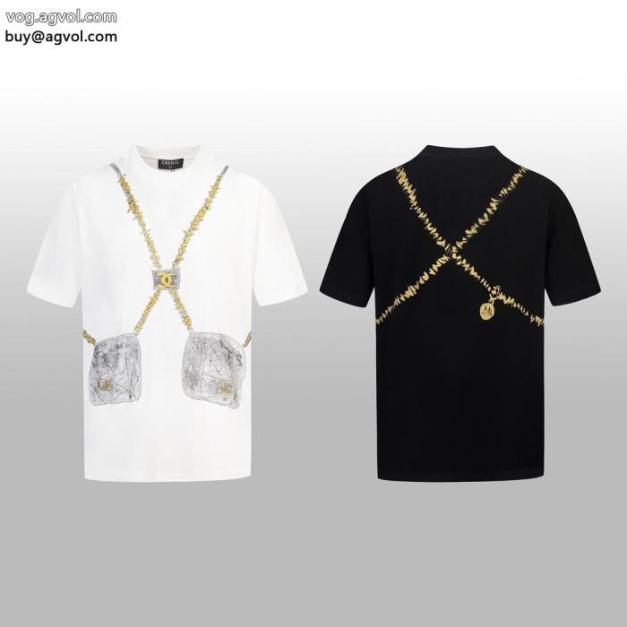 2024季節限定通気性と吸汗性に優れブランド レプリカCH半袖Tシャツ_0_4