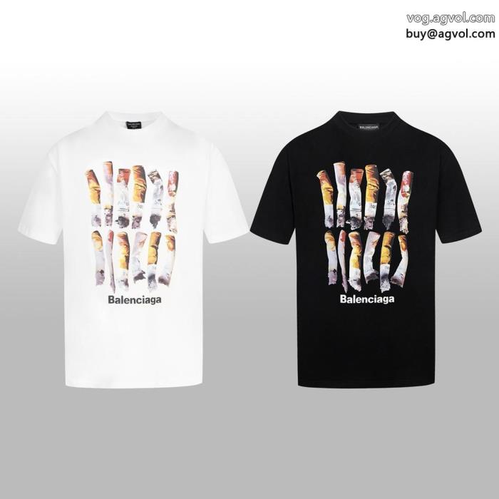 半袖Tシャツ一気にトレンド感満載な着こなしクラシカルな雰囲気balenciaga通販 ブランド_0_3