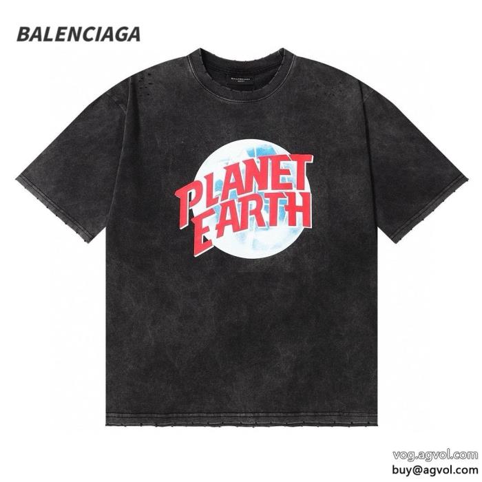 2024新作続々と登場希少限定balenciaga半袖Tシャツ偽物 ブランド_0_2