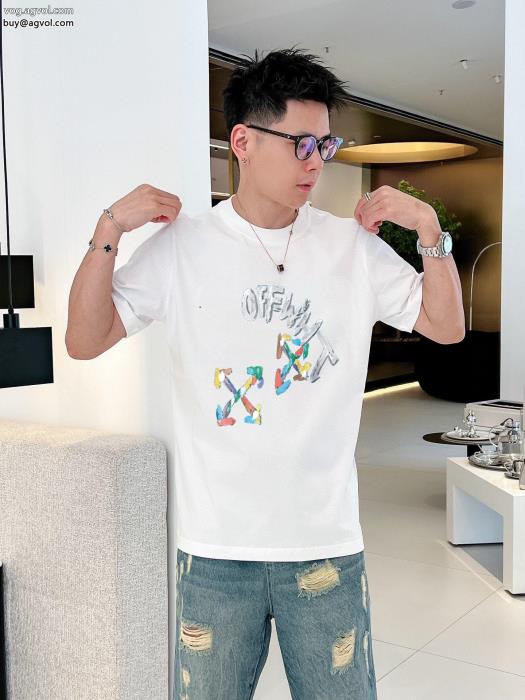 オフホワイト着心地良く海外直送スーパー コピー 販売半袖Tシャツ_0_3