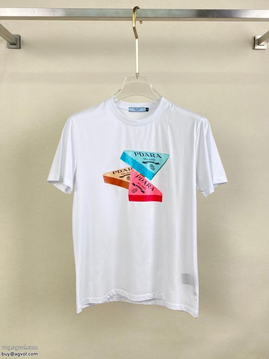 限定デザイン大人気完売前に新作モデル激安 ブランドPRADA半袖Tシャツ_0_3