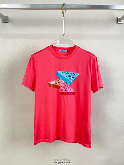 限定デザイン大人気完売前に新作モデル激安 ブランドPRADA半袖Tシャツ_0_4