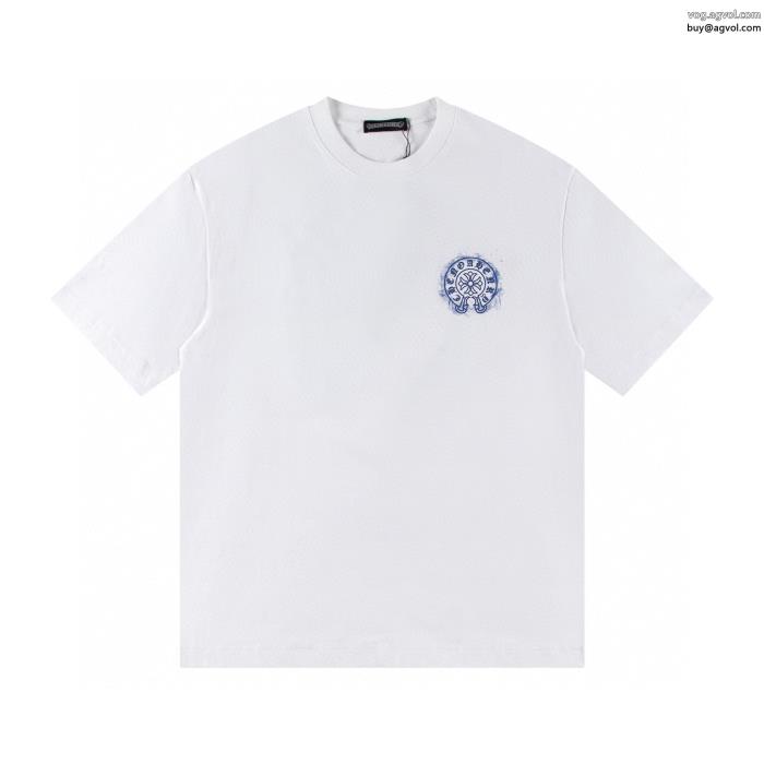 偽物 ブランド ショップCHROME HEARTS期間限定カジュアルなスタイル半袖Tシャツ_0_3