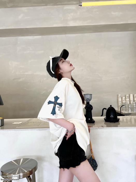 半袖Tシャツコピー 商品 ブランド欲しい可愛く新鮮雑誌掲載クロムハーツ_0_2