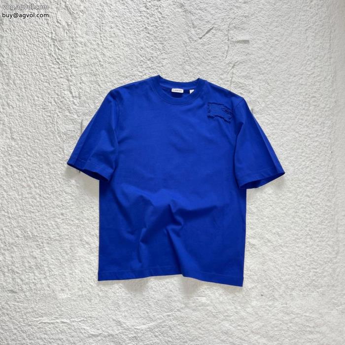 BURBERRY先行入手清潔感のある肌見せブランド コピー s 級半袖Tシャツ_0_2