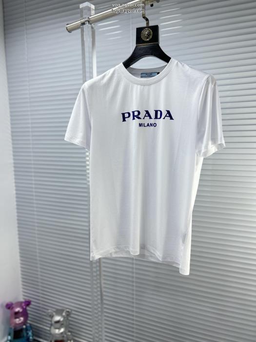 最前線2024速達発送半袖Tシャツスーパー コピー 安心PRADA_0_2