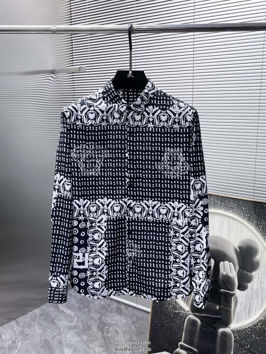 VERSACE長袖シャツ必需品大幅に値下げブランド スーパー コピー 優良_0_1