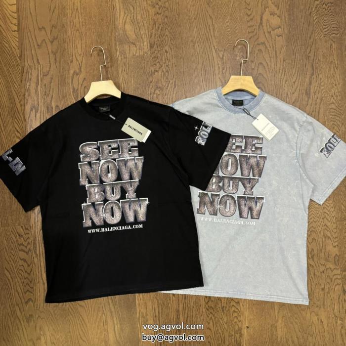 半袖Tシャツ販売店舗限定モデルシンプル使えるブランド 激安 balenciaga_0_2