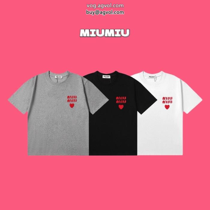 ミュウミュウスーパー ブランド コピー半袖Tシャツ2024トレンド最安値_0_1