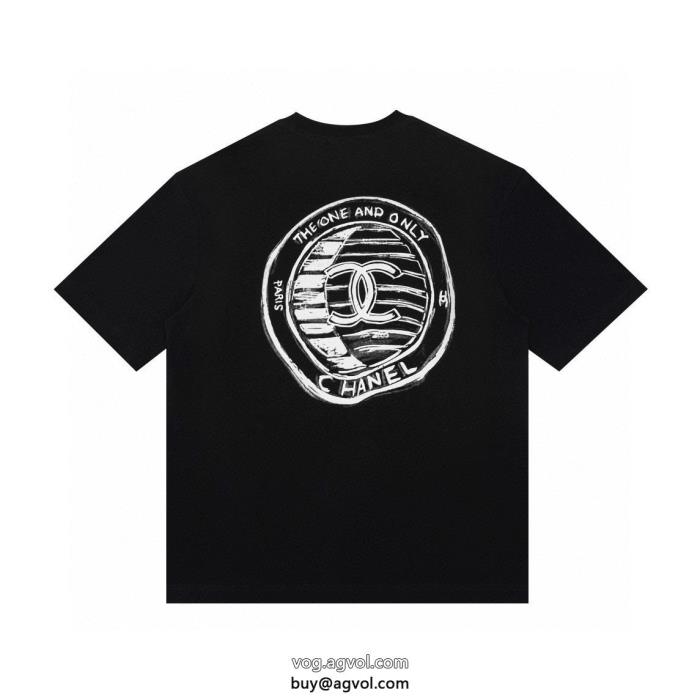 憧れの23新作高級感あるスタイル半袖TシャツCHブランド スーパー コピー 通販_0_1