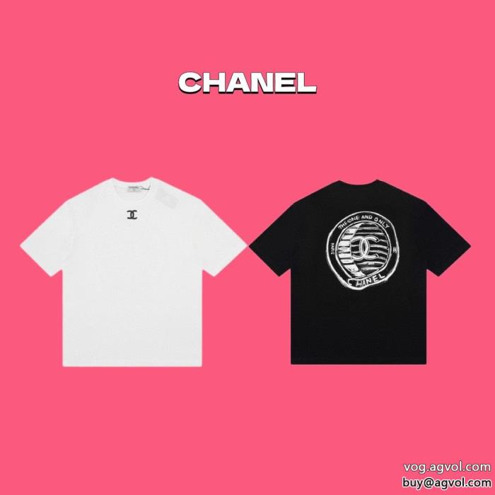 憧れの23新作高級感あるスタイル半袖TシャツCHブランド スーパー コピー 通販_0_3