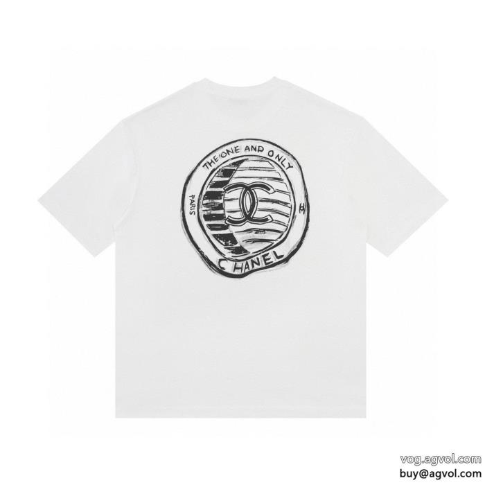 憧れの23新作高級感あるスタイル半袖TシャツCHブランド スーパー コピー 通販_0_4