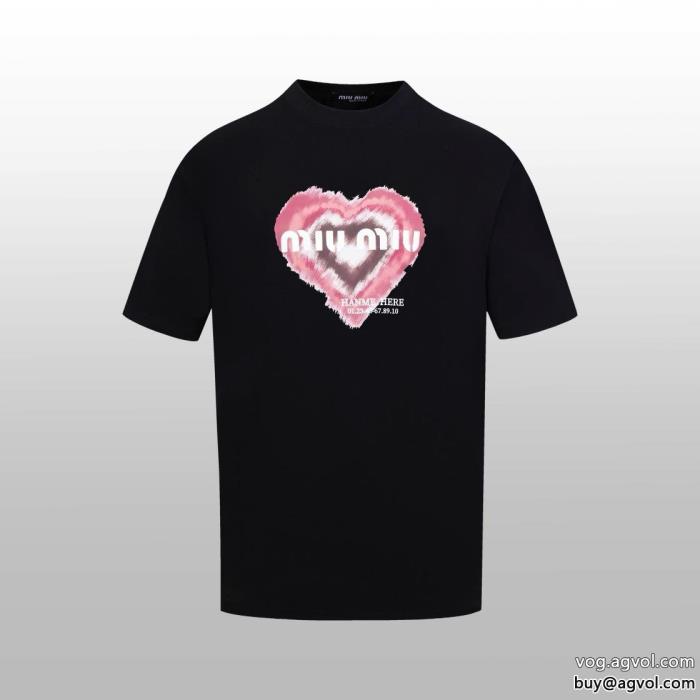 NEW　新作 今季流行りの人気新作ブランド 偽物 通販半袖TシャツMIUMIU_0_0