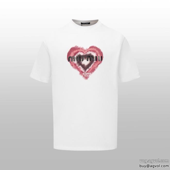 NEW　新作 今季流行りの人気新作ブランド 偽物 通販半袖TシャツMIUMIU_0_1