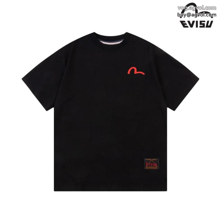 EVISUスーパー コピー 品最新とても可愛い愛用者が続出中半袖Tシャツ_0_1