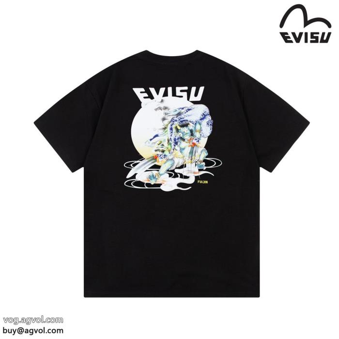 涼しげな印象の魅力的なポイント偽 ブランド 通販半袖Tシャツエヴィス_0_3