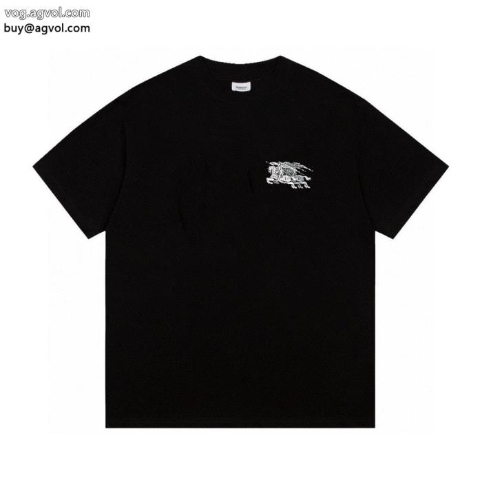 BURBERRYブランド スーパー コピー清涼感あるカジュアル新作大人気半袖Tシャツ_0_0