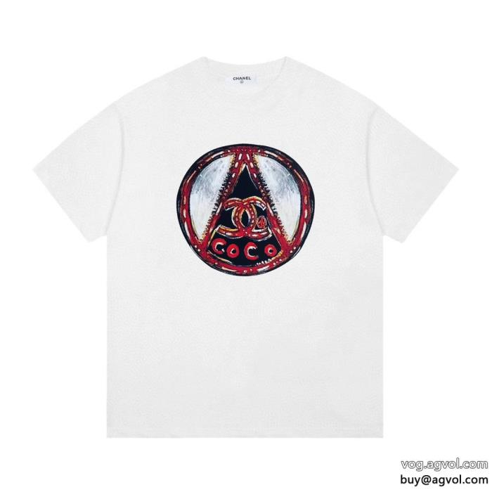 ブランド 品 スーパー コピーシンプル使える2024新作新品半袖TシャツCH_0_1