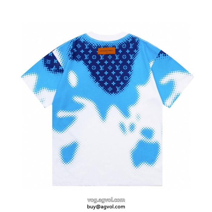 在庫あり即発狙い目LOUIS VUITTON半袖Tシャツスーパー コピー 安心 _0_0