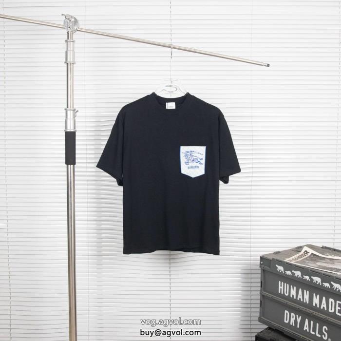 偽物 通販 クラシカル23SS新作 カジュアルコーデに半袖Tシャツバーバリー_2_1